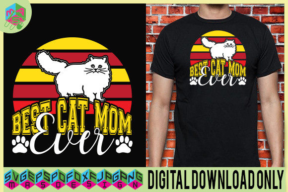 BEST CAT MOM EVER Embroidery Design Review