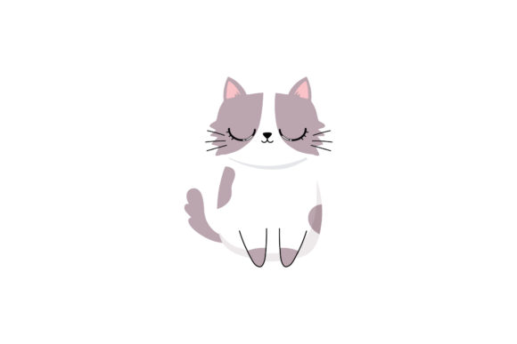 Cat Funny Anima Disain Vector Review