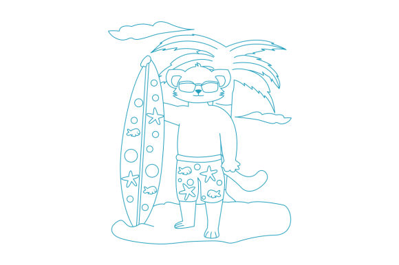 Cool Cat Adult Coloring Page Review