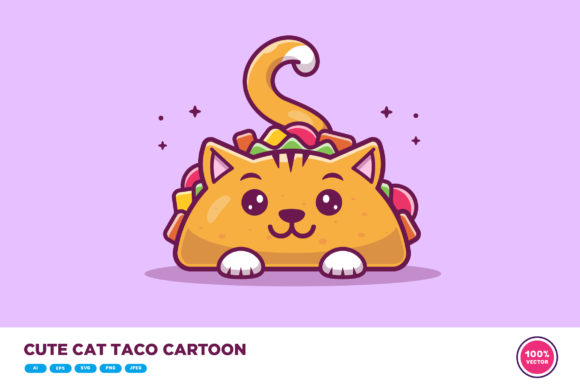 Cute Cat Taco Cartoon Embroidery Review
