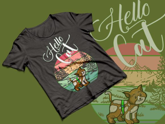 Hello Cat T Shirt Design Review