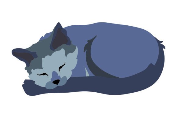 Russian Blue Cat Sleeping Embroidery Design Review